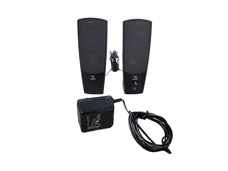 Logitech SoundMan S-4 Computer Multimedia Pair of Speakers S-LJ7  W/ AC