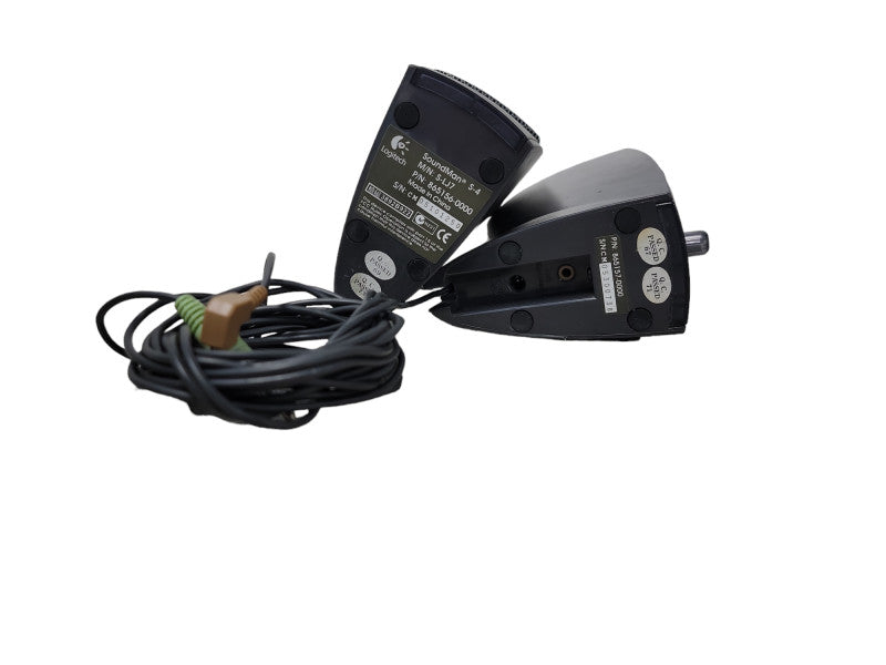 Logitech SoundMan S-4 Computer Multimedia Pair of Speakers S-LJ7  W/ AC