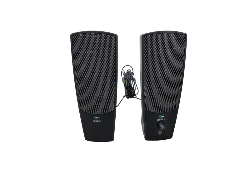 Logitech SoundMan S-4 Computer Multimedia Pair of Speakers S-LJ7  W/ AC