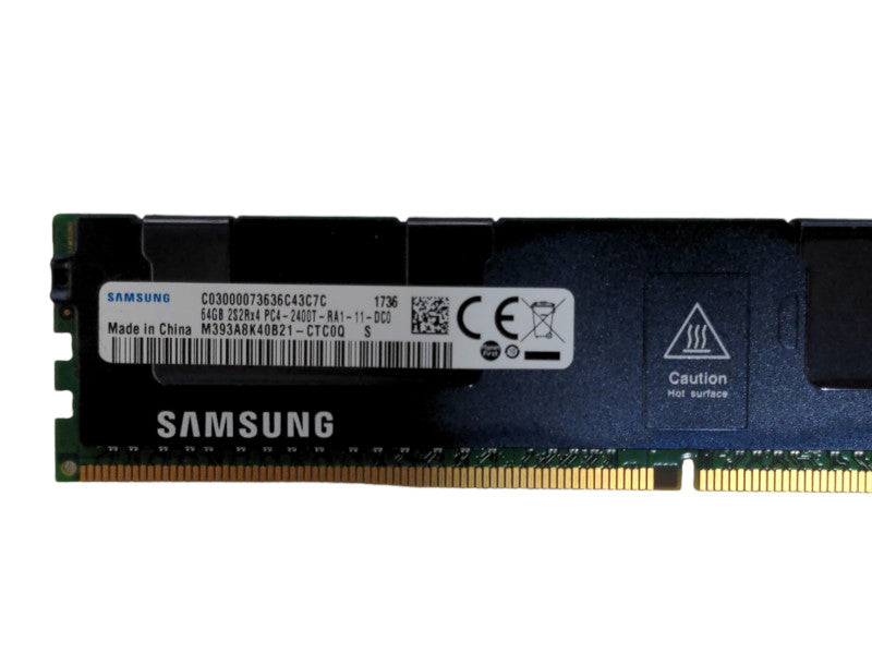 Samsung 64GB 2S2Rx4 PC4-2400T-RA1 DDR4, Server Memory With Heatsink Q