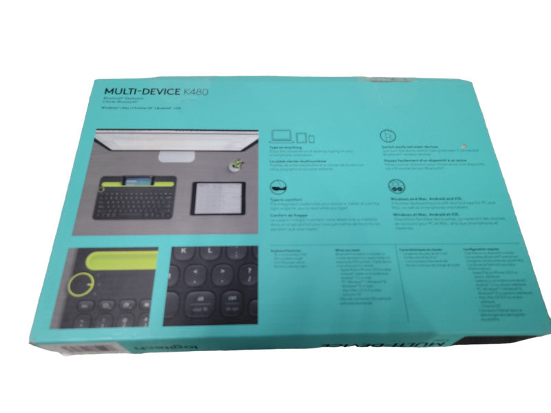 Logitech Bluetooth Multi-Device Keyboard K480| Open Box