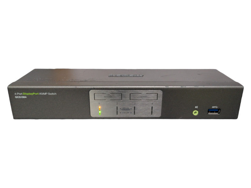 IOGEAR 4-Port DisplayPort KVMP Switch with USB 3.0 Hub, Model: GCS1904