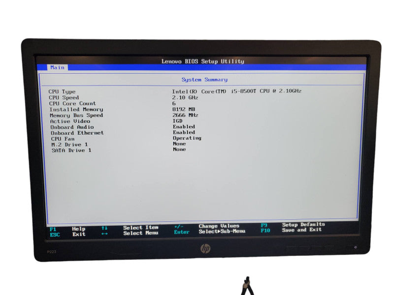 Lenovo ThinkCentre M920q USFF Desktop i5-8500T 8GB DDR4 NO HDD @