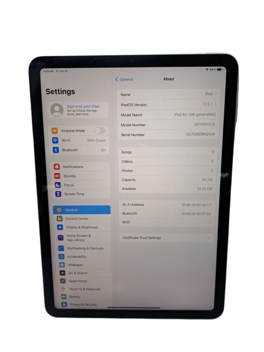 Apple iPad Air (4th Gen) | 64GB | Wi-Fi | Green
