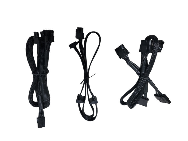 Bundle of 25 Power Connectors: SATA, Molex, and PCIe Adapters - Like New