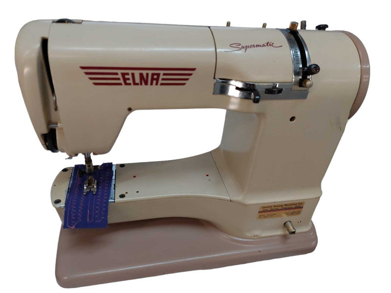 Vintage ELNA SuperMatic Sewing Machine Switzerland Model: 722010 =