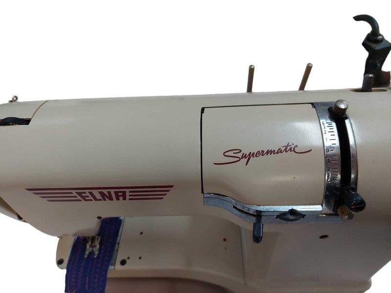 Vintage ELNA SuperMatic Sewing Machine Switzerland Model: 722010 =