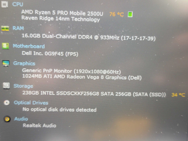 Dell Latitude 5495 | Ryzen 5 Pro 2500U| 16GB DDR4| Radeon Vega 8| 256GB M.2  Î² Lap200
