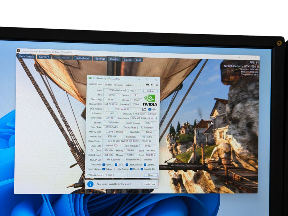 NVIDIA MSI GeForce GTX 1050 Ti GAMING X 4G Graphics Cards — retail.era