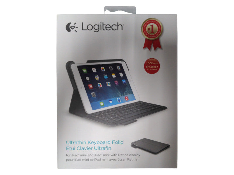 *New Open Box*Logitech Ultrathin Keyboard Folio Case for iPad Mini 920-006030