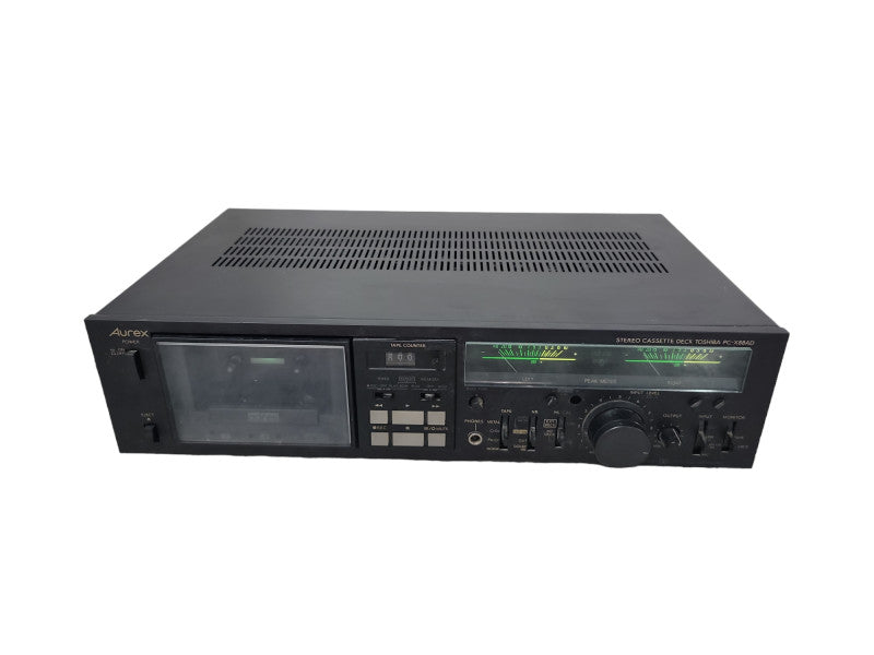 RARE AUREX STEREO CASSETTE DECK TOSHIBA PC-X88AD HIFI VINTAGE 3 head