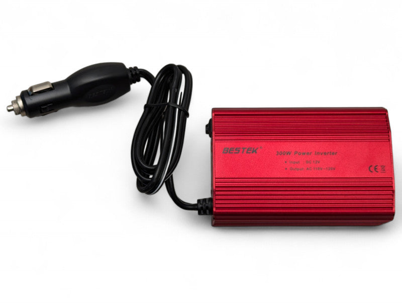 BESTEK 300W Power Inverter DC 12V to 110V AC Car Inverter with 4.2A Dual USB  -