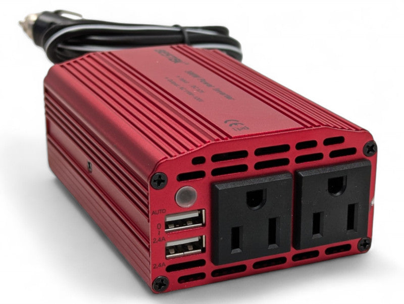 BESTEK 300W Power Inverter DC 12V to 110V AC Car Inverter with 4.2A Dual USB  -