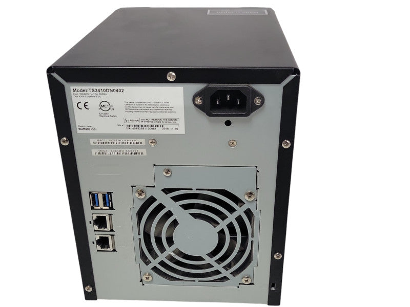 buffalo terastation TS3410DN0402 4-Bay NAS with 4x 2TB HDDs _