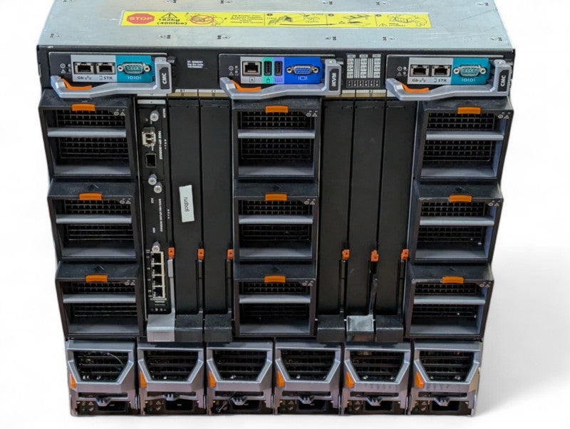 DELL PowerEdge M1000e enclosure with 16 M620 Blades  -