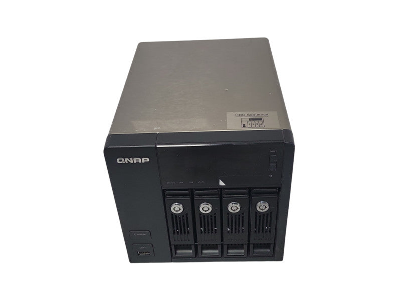 QNAP TS-419P II 4-Bay NAS w/ 4x 2TB HDDs, No Power Adapter _