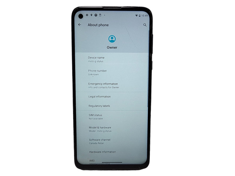 Motorola Moto G Stylus 128GB $