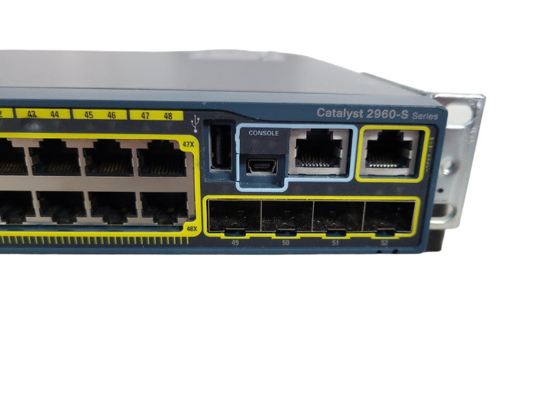 Cisco WS-C2960S-48TS-L 48-Port Gigabit Managed Switch !