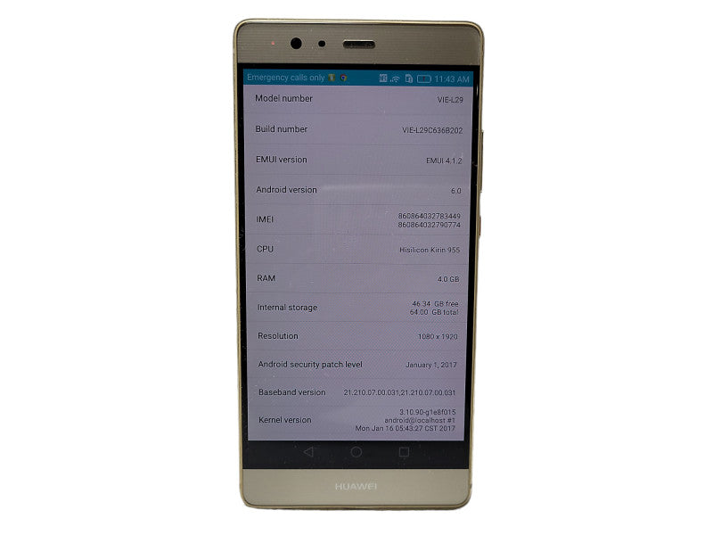 Huawei P9 Plus VIE-L29 64GB READ $