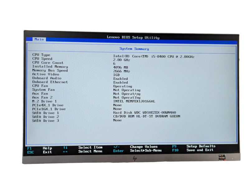 New Open Box Lenovo M720t Intel Core i5-8400 4GB RAM & 1TB HDD with Optane  -