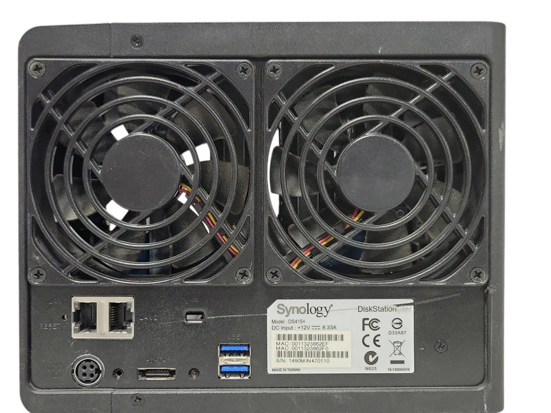 Synology DiskStation DS415+ 4-Bay NAS With 3x 2TB HDDs, READ _
