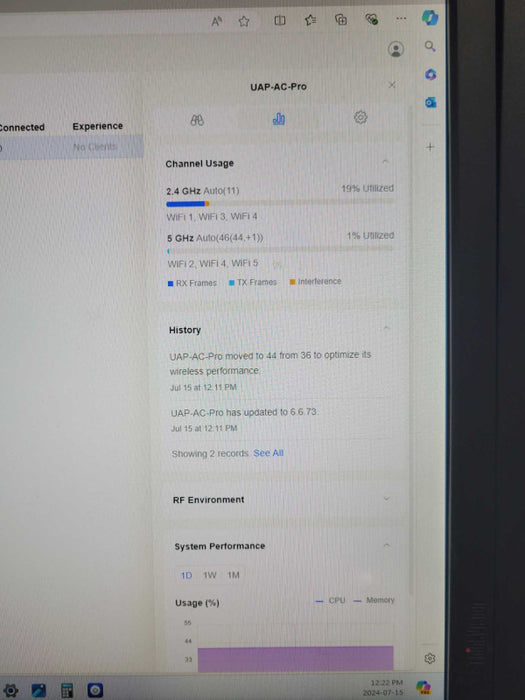 Ubiquiti UniFi AP UAP-AC-PRO Wireless Access Point, Factory Reset, READ _