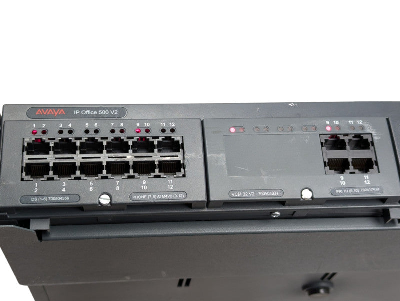 AVAYA IP Office 500 V2 Control Unit with 700504556 & 700504031 modules  -
