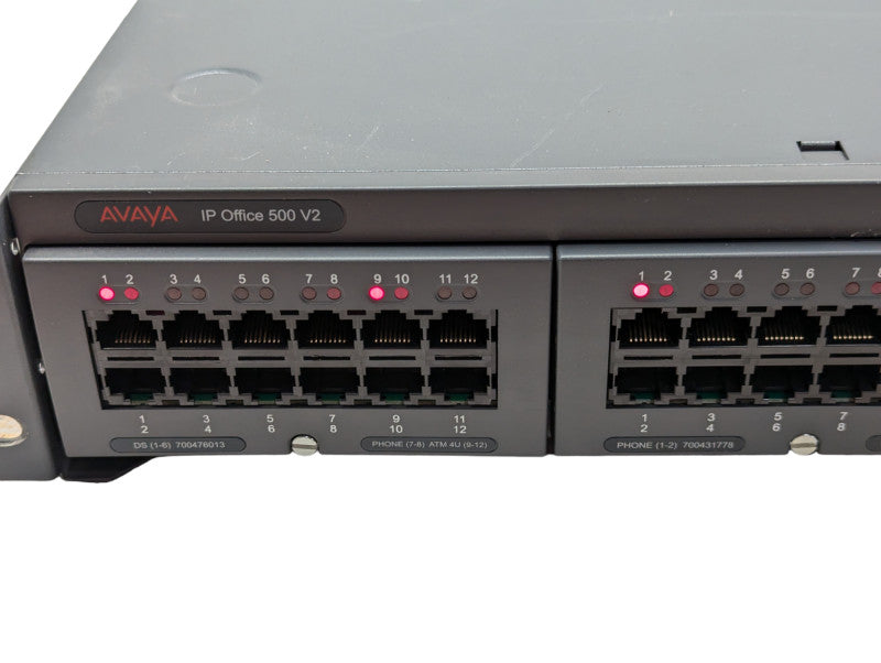 AVAYA IP Office 500 v2 control unit with 700476013 & 700431778 -