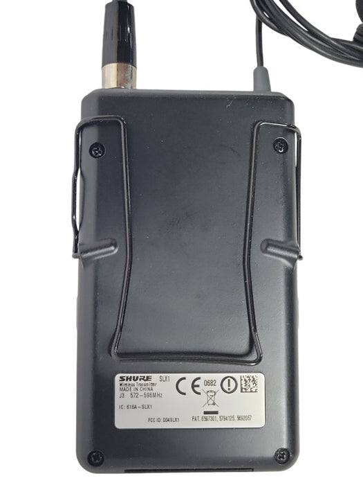 Shure SLX1 Bodypack Wireless Transmitter with Microphone and Antenna, SEE _