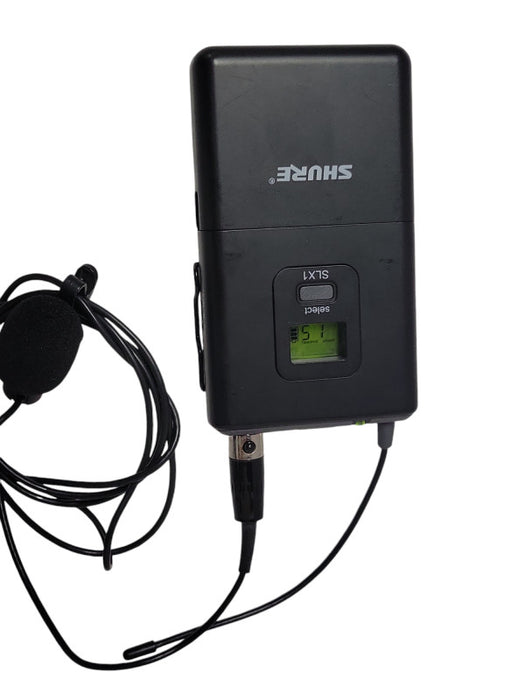 Shure SLX1 Bodypack Wireless Transmitter with Microphone and Antenna, SEE _