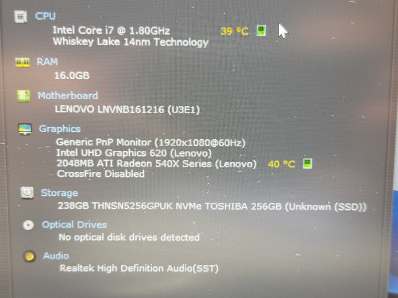 Lenovo ThinkBook 14s-IWL| i7-8565u| 16GB DDR4|Radeon 540X| 256GB SSD  Î² BudLap