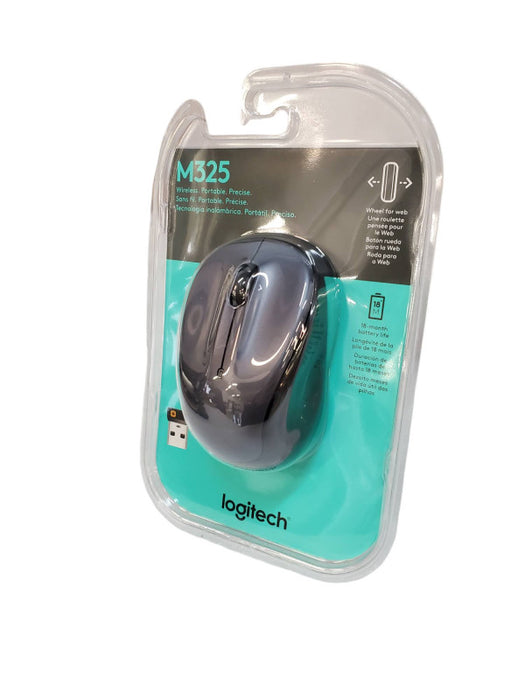 Logitech M325 Wireless Mouse - Dark Silver Q@