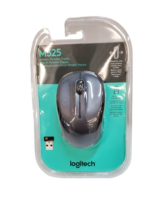 Logitech M325 Wireless Mouse - Dark Silver Q@