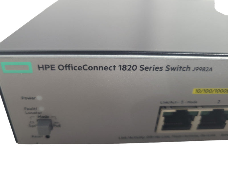 HP OfficeConnect 1820-8G-PoE+ 8-Port 65W Managed Switch J9982A !