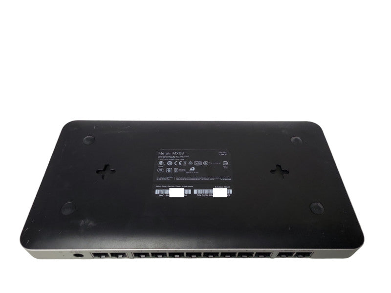 Cisco Meraki MX68-HW Cloud Managed Firewall VPN, unclaimed, No Power Adapter Q_