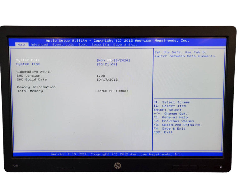 SuperMicro Workstation 2x E5-2620 32GB DDR3 Asus GTX 560 NO HDD @