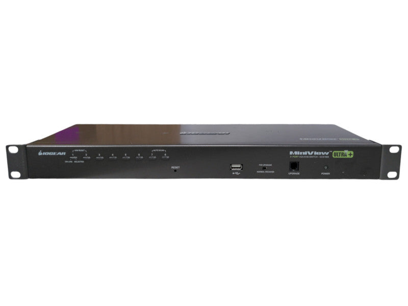 IOGEAR GCS1808 MiniView Ultra+ 8-Port VGA KVM Switch, READ