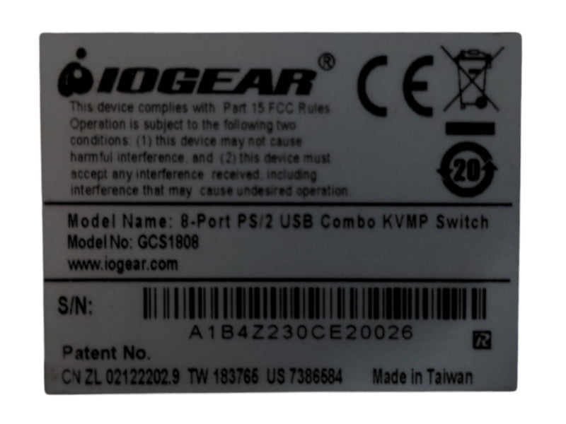 IOGEAR GCS1808 MiniView Ultra+ 8-Port VGA KVM Switch, READ