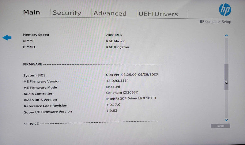 HP ProDesk 400G5 SFF i3-8100 CPU @ 3.6GHz| 8GB RAM | 256GB SSD