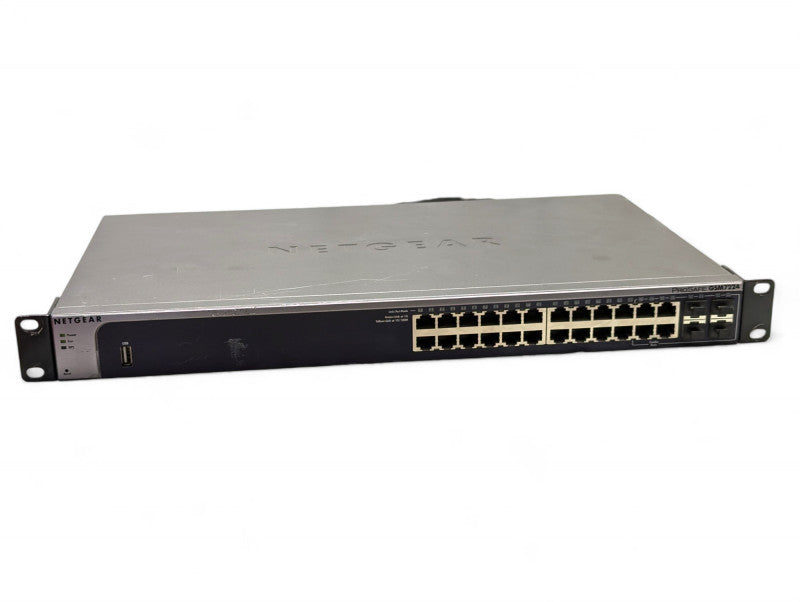 NETGEAR ProSafe GSM7224 v2 24G L2 managed switch with static routeing -