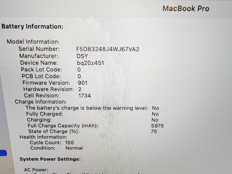 Apple Macbook Pro 2018 15\\" 6-Core i7-8850H @ 2.6GHz 16GB DDR4 512GB SSD Radeon Pro 560x 4GB (