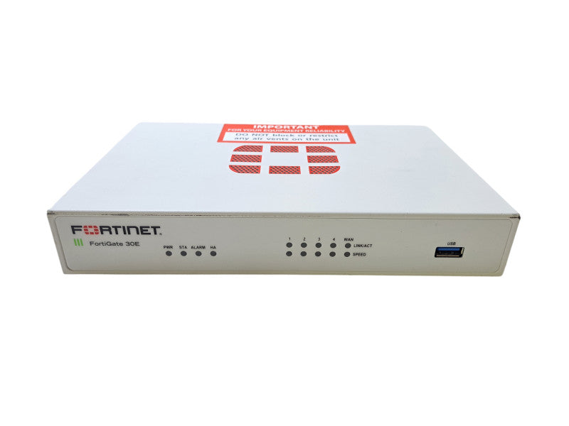 Fortinet FortiGate 30E | Network Security Firewall | Factory Reset | FG-30E