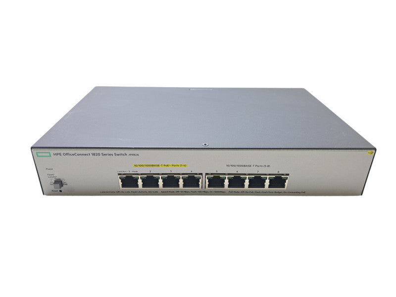 HP OfficeConnect 1820-8G-PoE+ 8-Port 65W Managed Switch J9982A