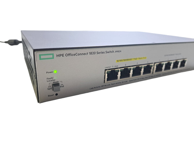 HP OfficeConnect 1820-8G-PoE+ 8-Port 65W Managed Switch J9982A