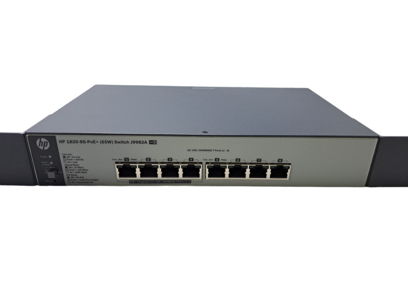 HP 1820-8G-PoE+ (65W) |  8-Port Gigabit PoE+ Managed Switch J9982A
