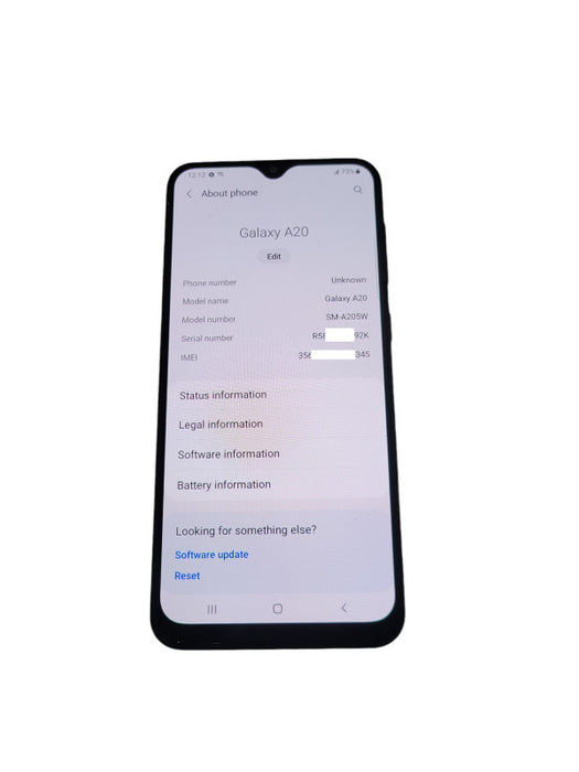 Samsung Galaxy A20 | 32GB | Unlocked | SM-A205W _