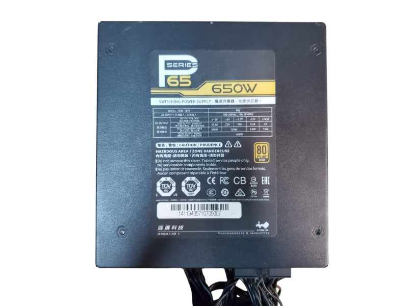 InWin P-Series P65 650W 80 Plus Gold PSU @
