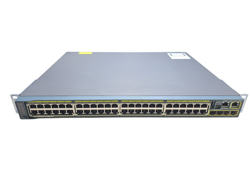 Cisco WS-C2960S-48FPS-L V03 | 48 Port Gigabit PoE+ 740W Switch + Stack Mod