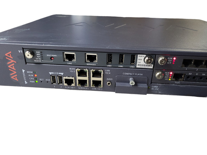 Avaya G430 Media Gateway - LOADED with S8300, MM711, MM710B modules $