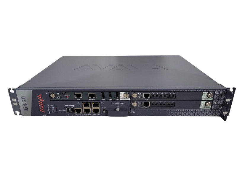 Avaya G430 Media Gateway | 2x HV17 MODULE & 1x S8300 !
